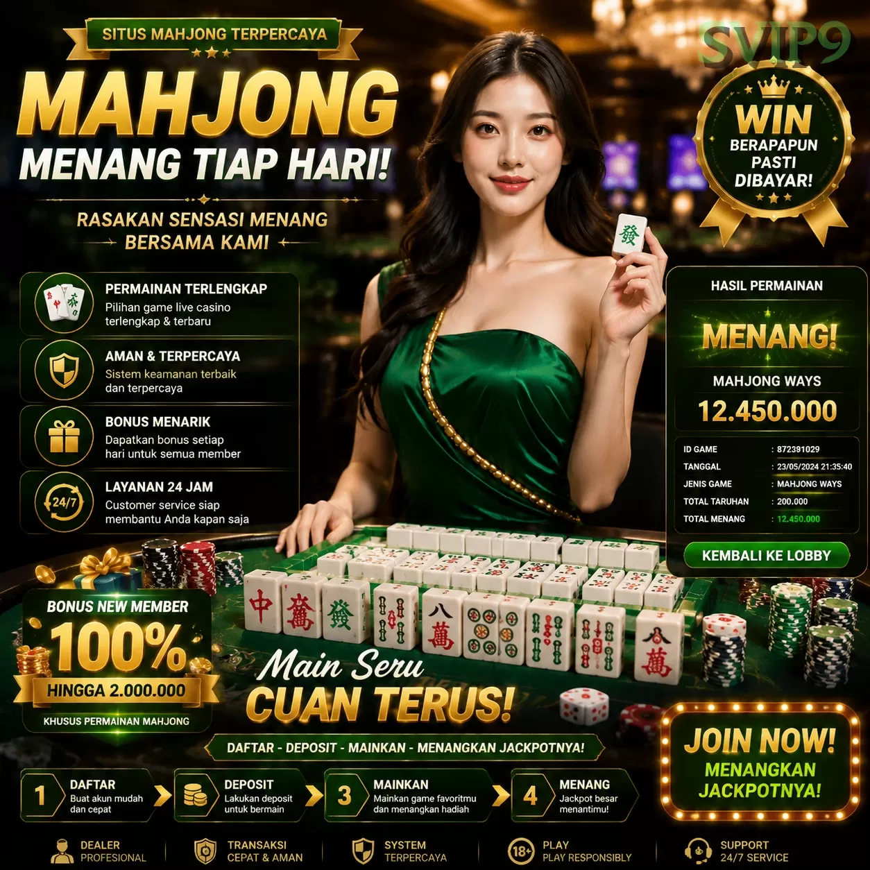 Berbagai Jenis Permainan yang Tersedia di svip9